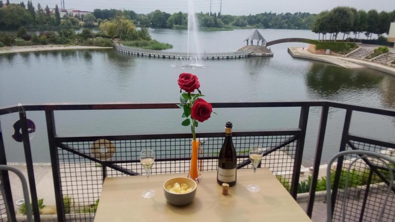 Vue Exceptionnelle Sur Le Lac Créteil Exteriör bild